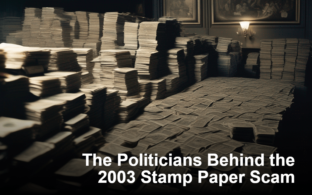 Politicians Involved in 2003 Stamp Paper Scam